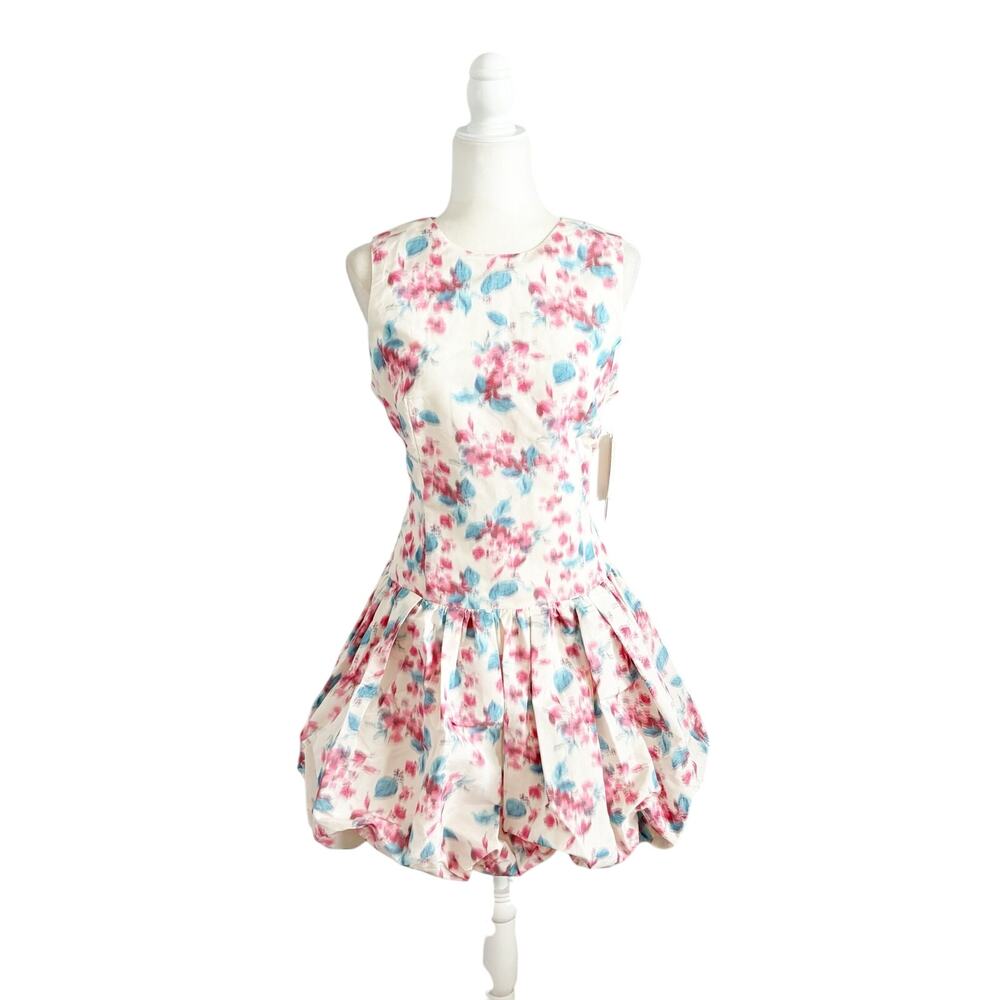Anthropologie Shoshanna Midnight Raffaella Mini Dress 2 White NWT - Picture 2 of 11